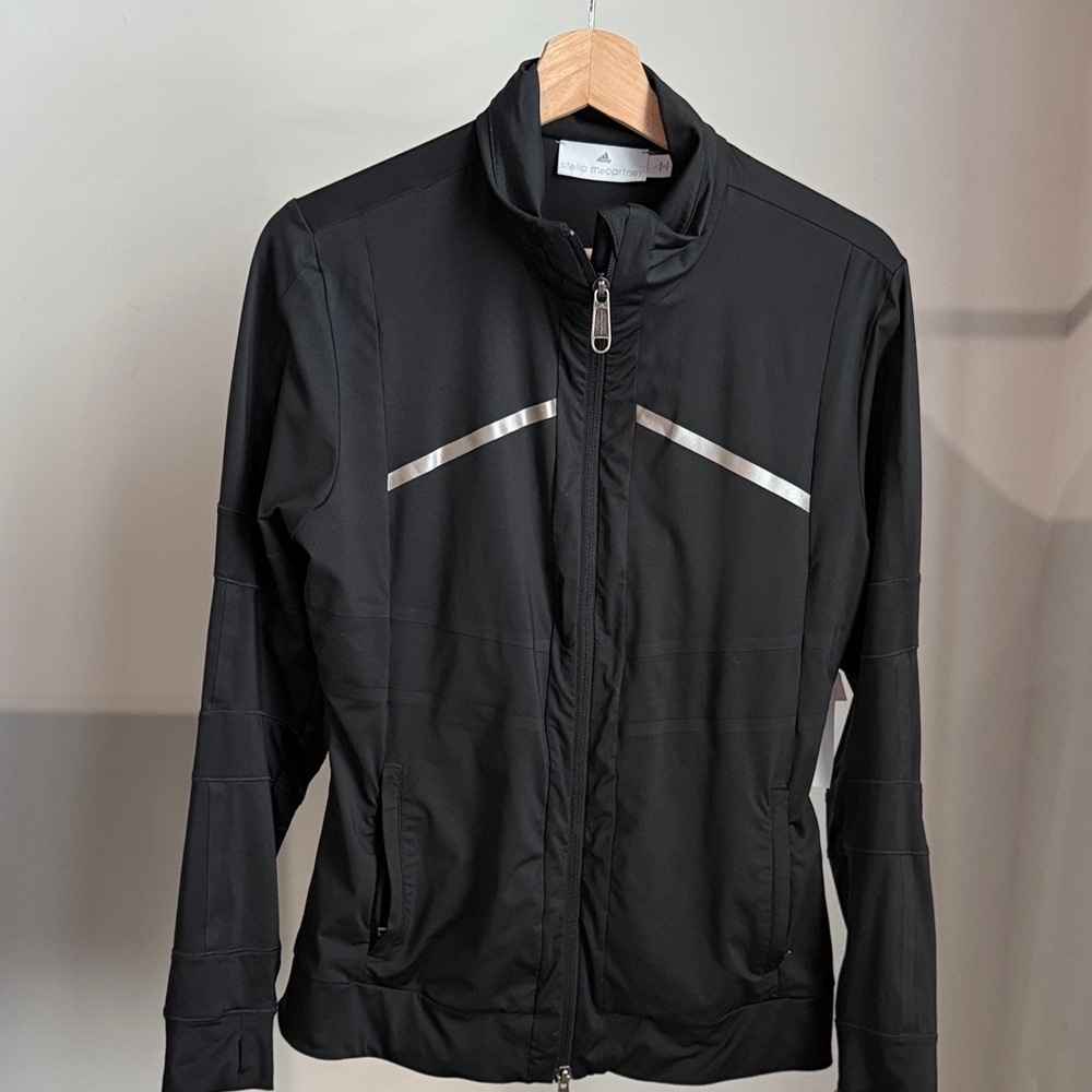 Adidas by Stella McCartney Jacket with Silver Stripes Size L